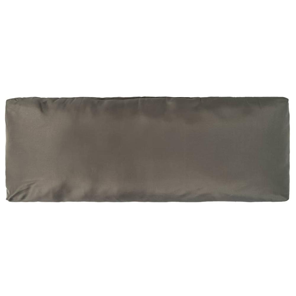 vidaXL Pallet Cushions 3 pcs Gray Polyester. Picture 6