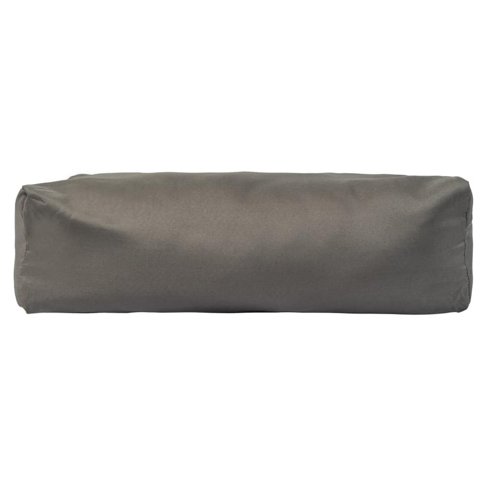 vidaXL Pallet Cushions 3 pcs Gray Polyester. Picture 10
