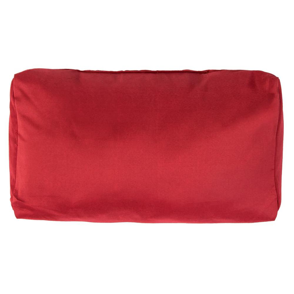 vidaXL Pallet Cushions 3 pcs Red Polyester. Picture 6
