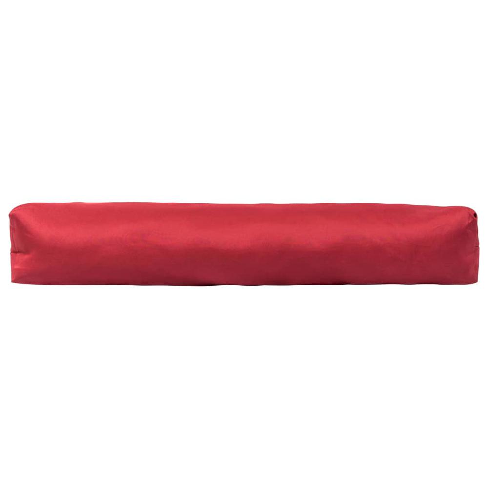 vidaXL Pallet Cushions 3 pcs Red Polyester. Picture 7