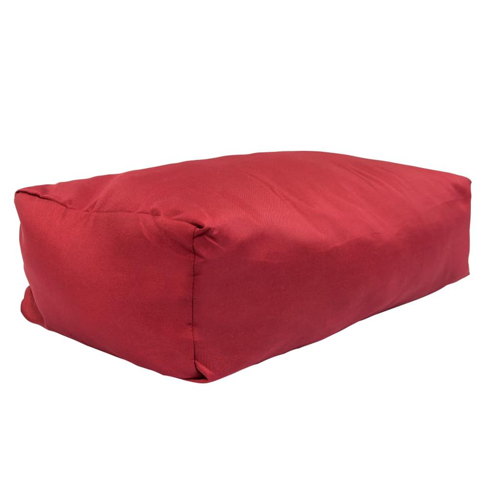 vidaXL Pallet Cushions 3 pcs Red Polyester. Picture 8