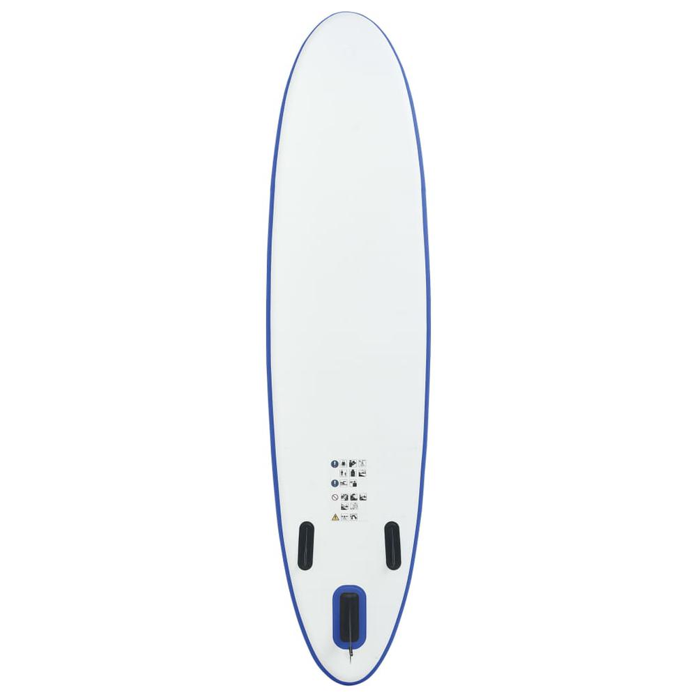 vidaXL Inflatable Stand Up Paddleboard Set Blue and White, 91582. Picture 4
