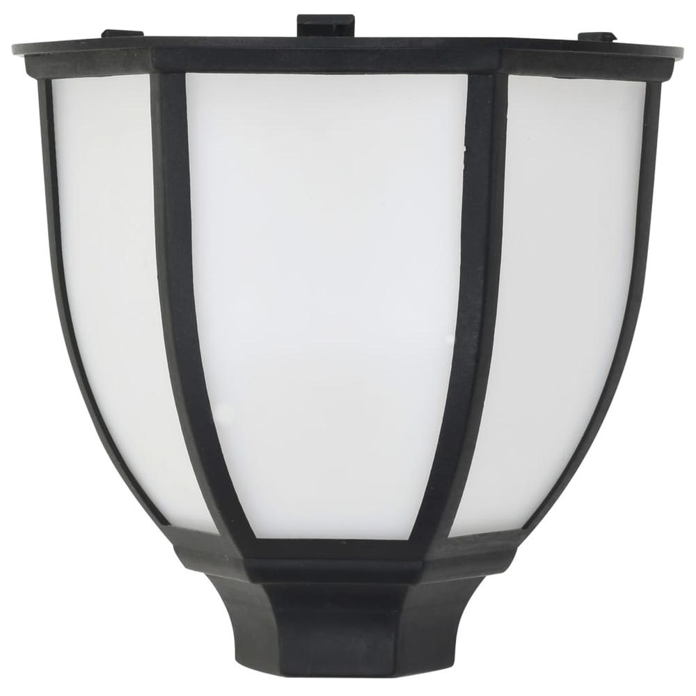 vidaXL Outdoor Solar Lamps 3 pcs LED Black 4471. Picture 7