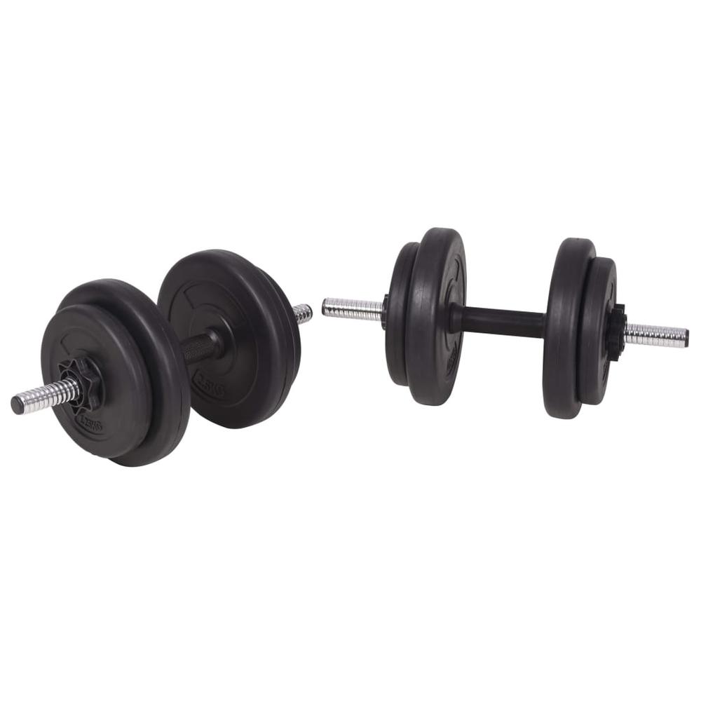 Weight Bench with Weight Rack, Barbell and Dumbbell Set 264.6 lb. Picture 9