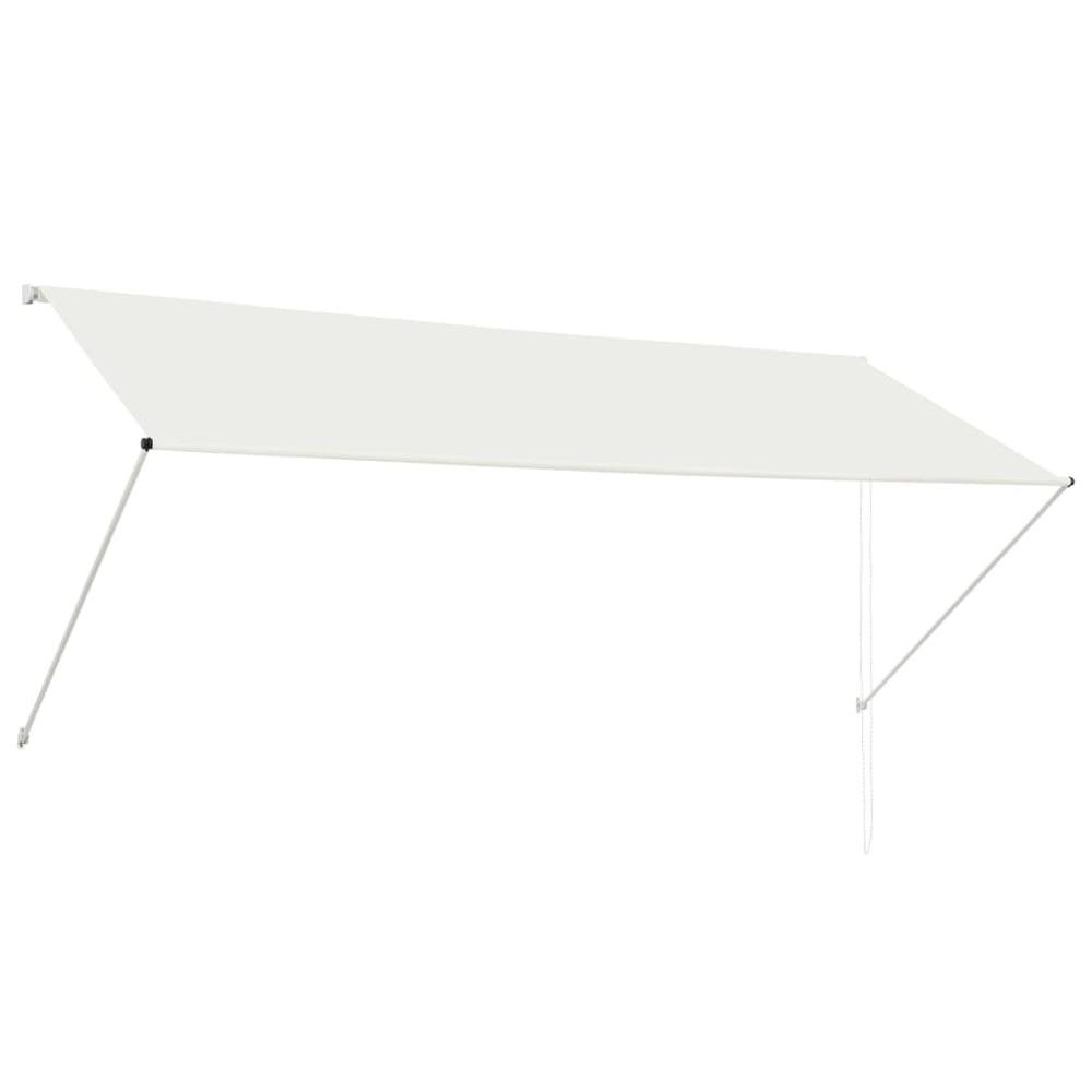 vidaXL Retractable Awning 118.1"x59.1" Cream, 143767. Picture 2
