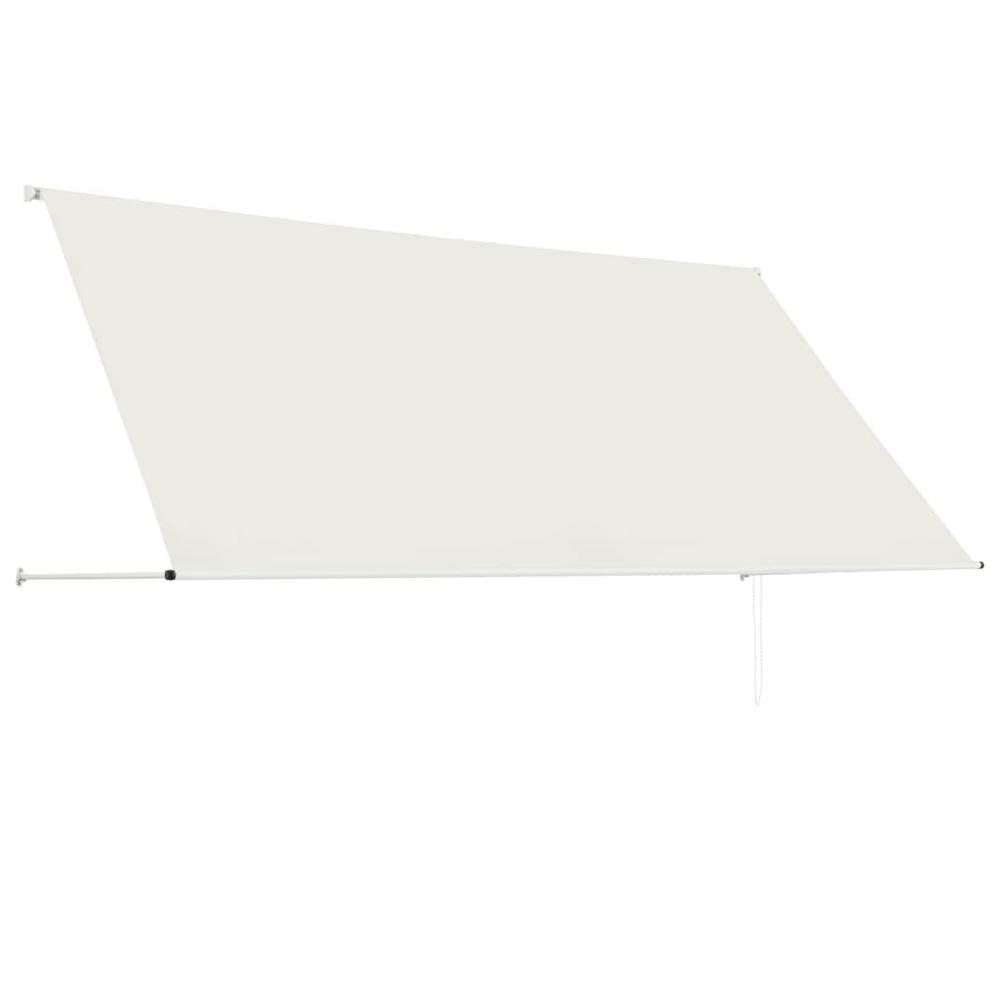 vidaXL Retractable Awning 118.1"x59.1" Cream, 143767. Picture 5