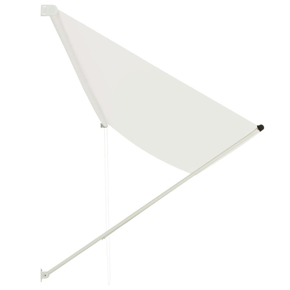 Retractable Awning 157.5"x59.1" Cream. Picture 2