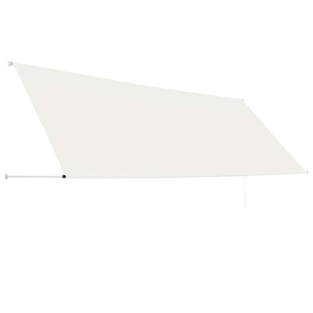 Retractable Awning 157.5"x59.1" Cream. Picture 3