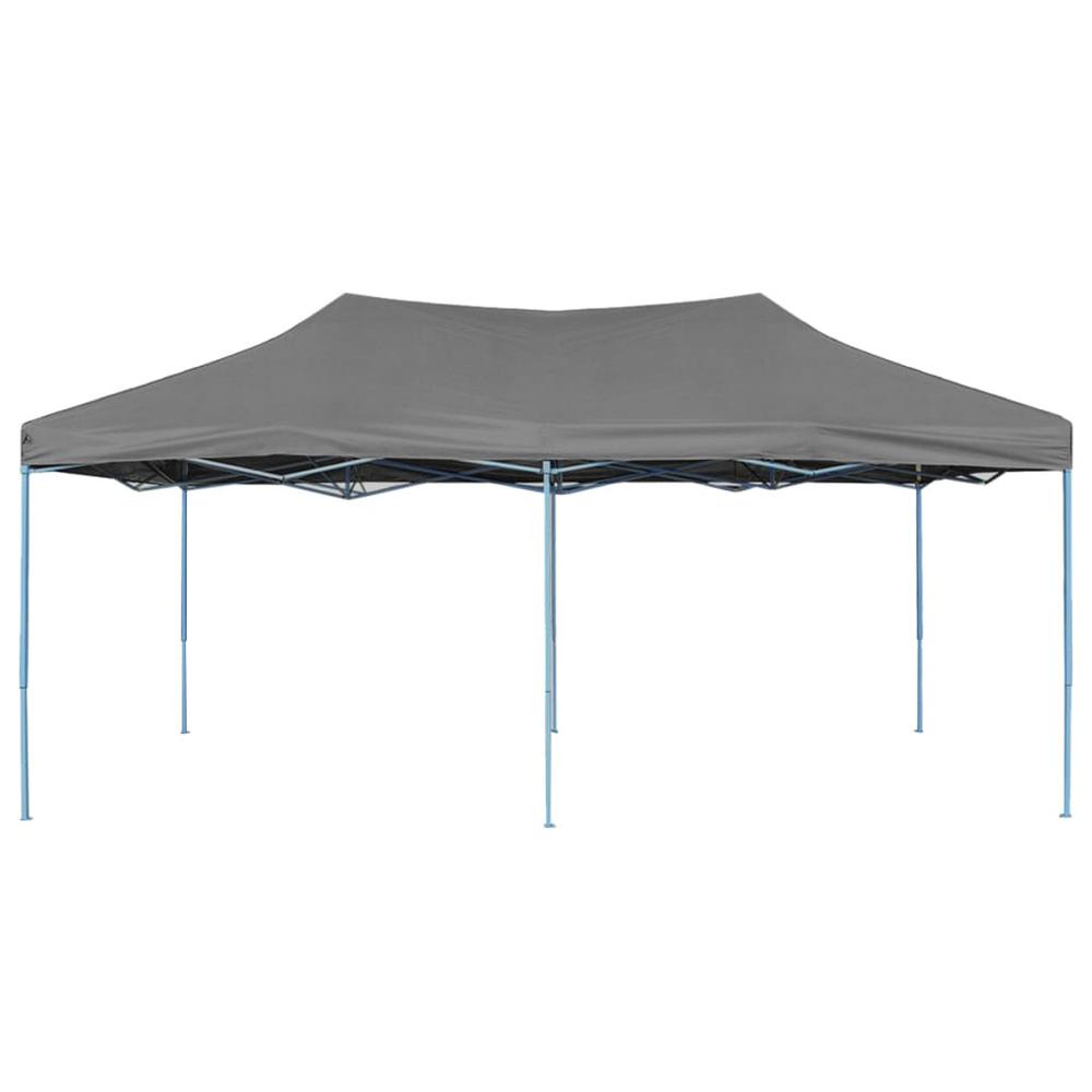 vidaXL Folding Pop-up Partytent 118.1"x236.2" Anthracite, 44967. Picture 2