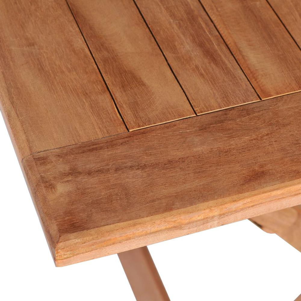 vidaXL Folding Garden Table 47.2"x27.6"x29.5" Solid Teak Wood, 44682. Picture 3