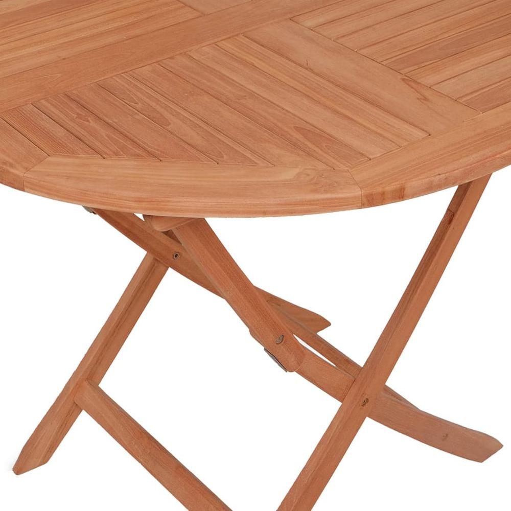 vidaXL Folding Garden Table 33.5"x30" Solid Teak Wood, 44689. Picture 4