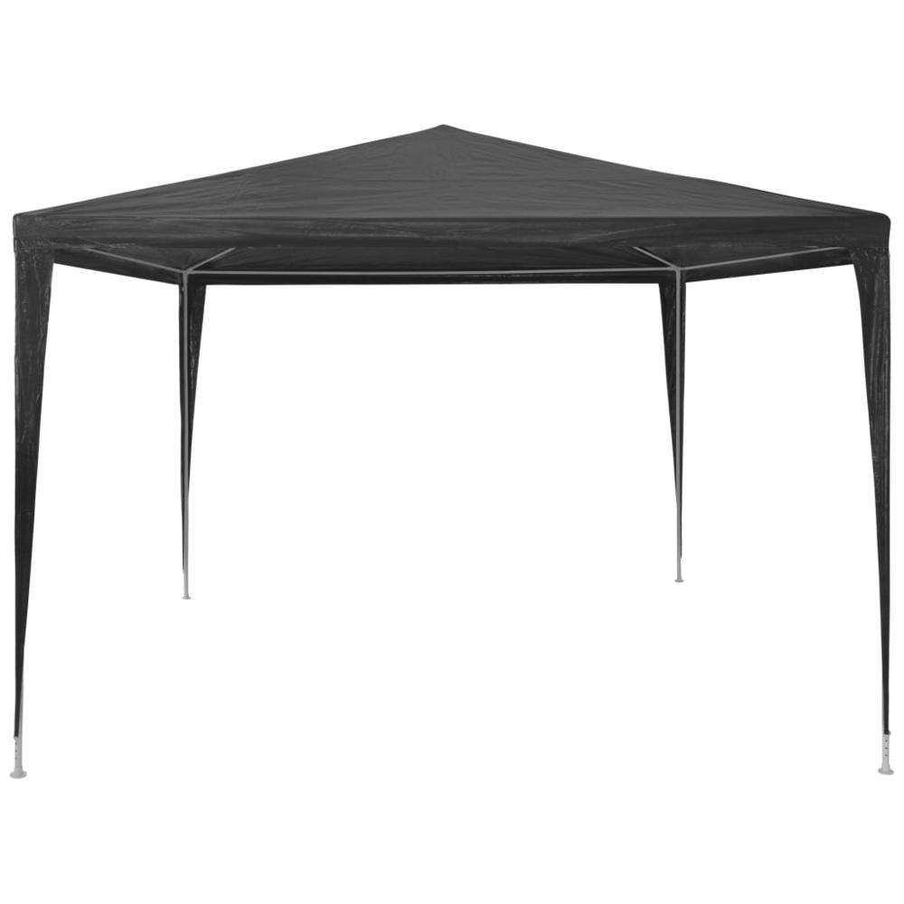 vidaXL Party Tent PE Anthracite 9'10"x9'10" , 45086. Picture 2