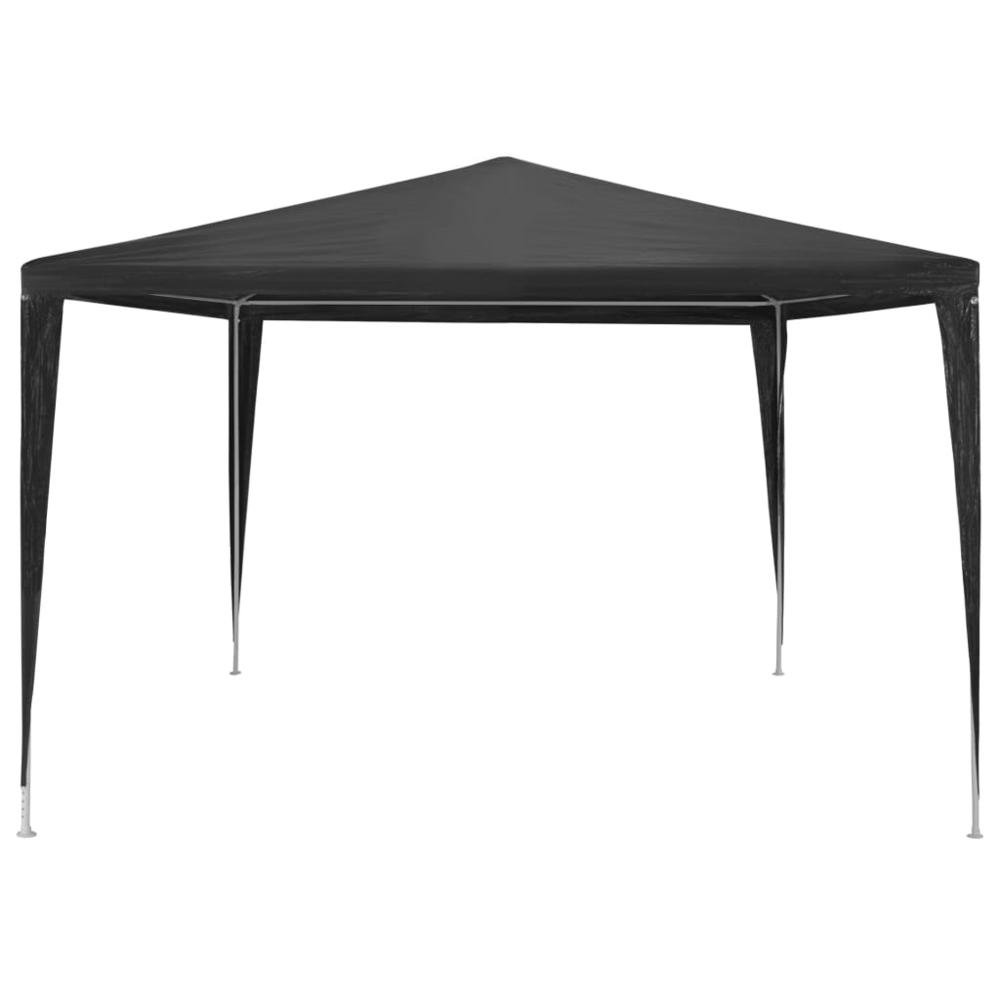 vidaXL Party Tent PE Anthracite 9'10"x9'10" , 45086. Picture 3