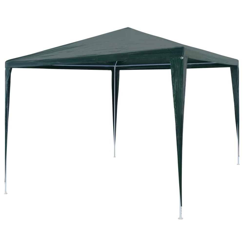 vidaXL Party Tent PE Green 9'10"x9'10" , 45091. Picture 1