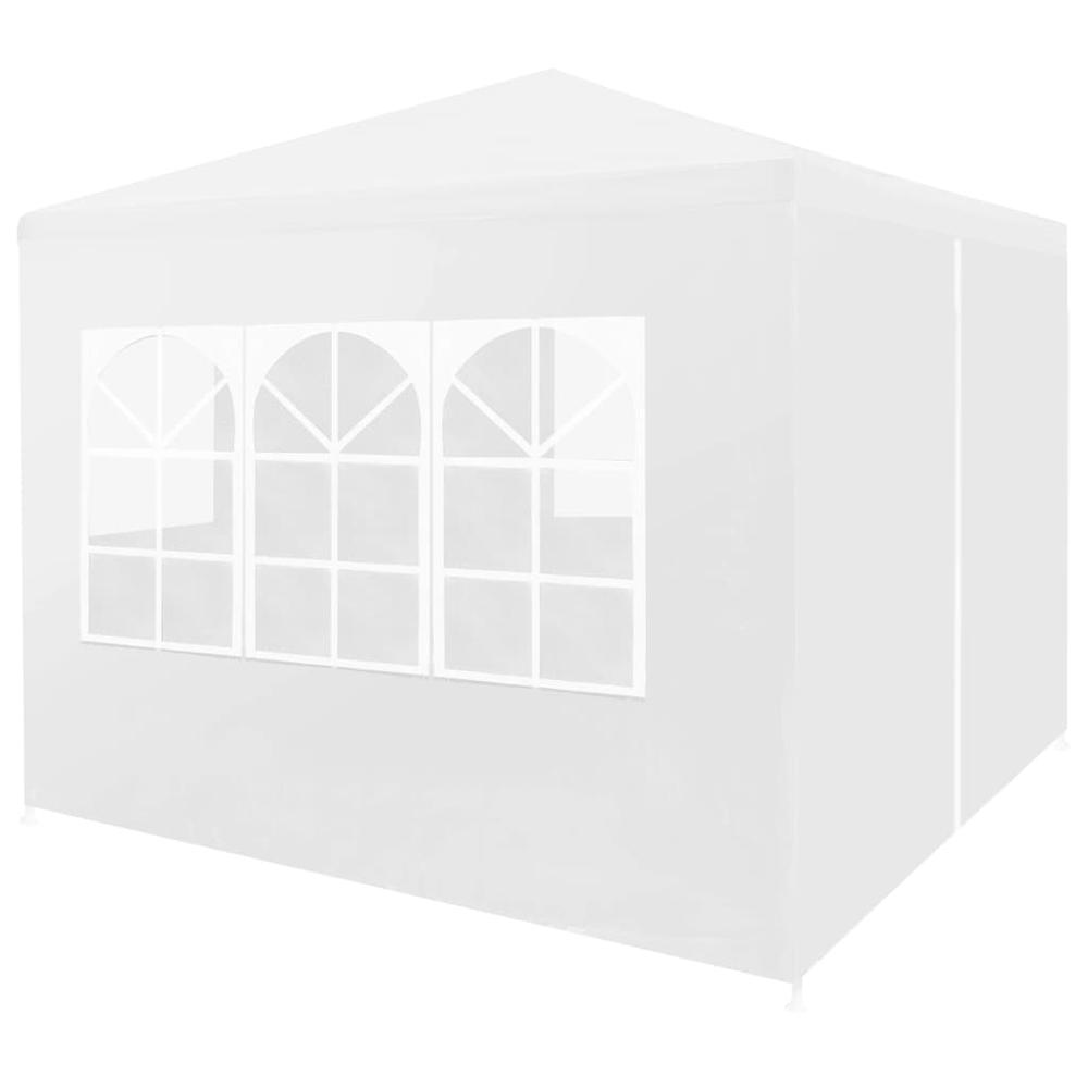 vidaXL Party Tent 9'10"x9'10" White, 45096. Picture 1