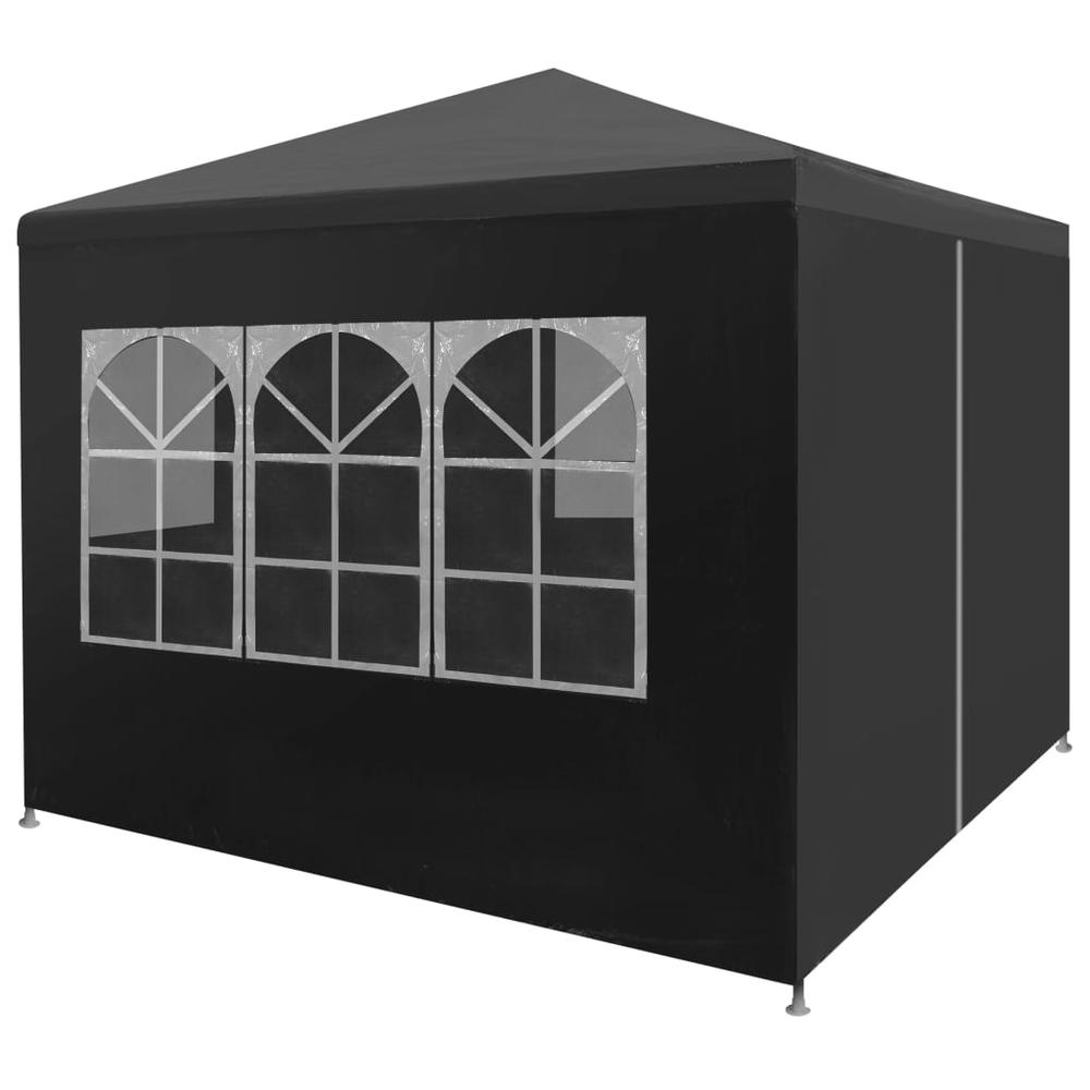 vidaXL Party Tent 9'10"x9'10" Anthracite, 45098. Picture 1