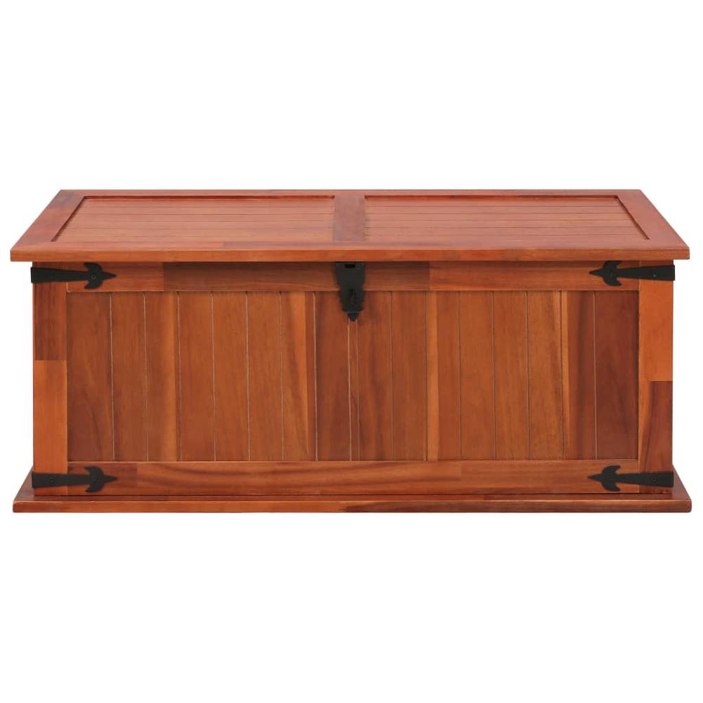 vidaXL Storage Chest 35.4"x17.7"x15.7" Solid Acacia Wood, 247242. Picture 5