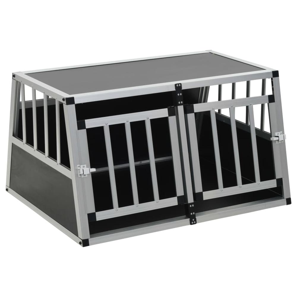 vidaXL Dog Cage with Double Door 35"x27.2"x19.7", 170667. Picture 3