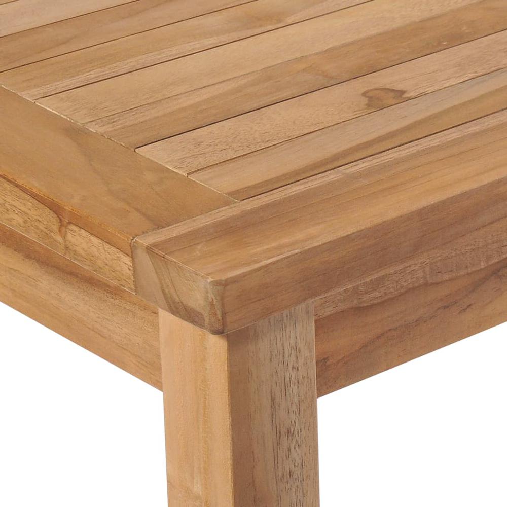 vidaXL Garden Table 59.1"x35.4"x30.3" Solid Teak Wood, 44997. Picture 5