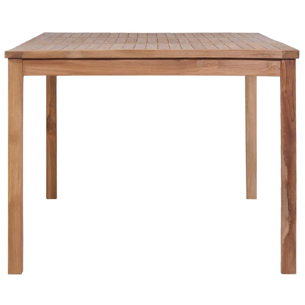 vidaXL Garden Table 78.7"x39.4"x30.3" Solid Teak Wood, 44998. Picture 4