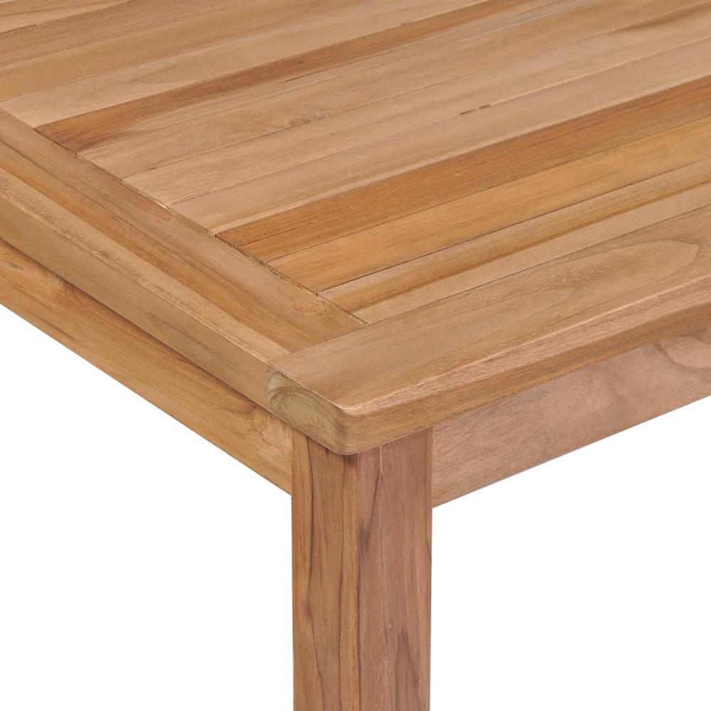 vidaXL Garden Table 78.7"x39.4"x30.3" Solid Teak Wood, 44998. Picture 5