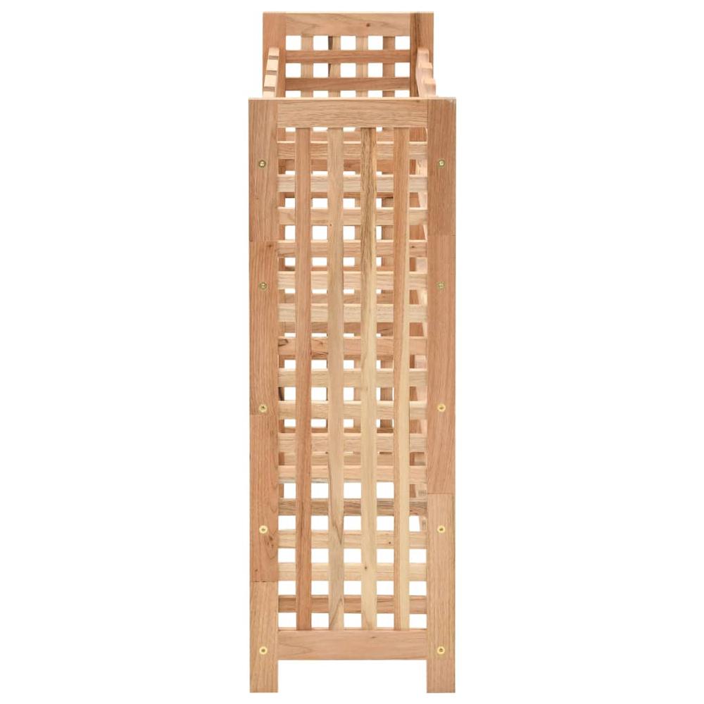 Wine Rack for 25 Bottles Solid Walnut Wood 24.8"x9.8"x28.7". Picture 3