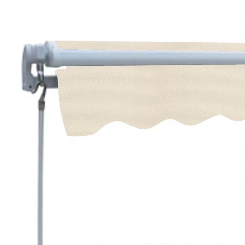 Folding Awning Manual Operated 118.1" Cream. Picture 3