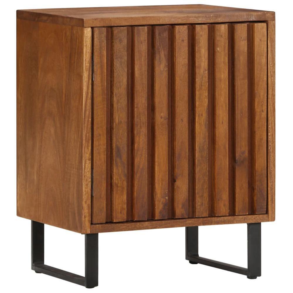 vidaXL Bedside Cabinet 15.7"x11.8"x19.6" Solid Mango Wood, 247942. Picture 1