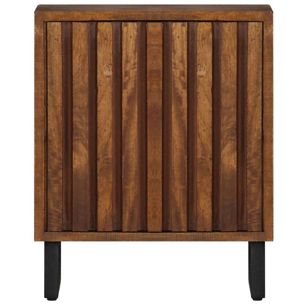 vidaXL Bedside Cabinet 15.7"x11.8"x19.6" Solid Mango Wood, 247942. Picture 2