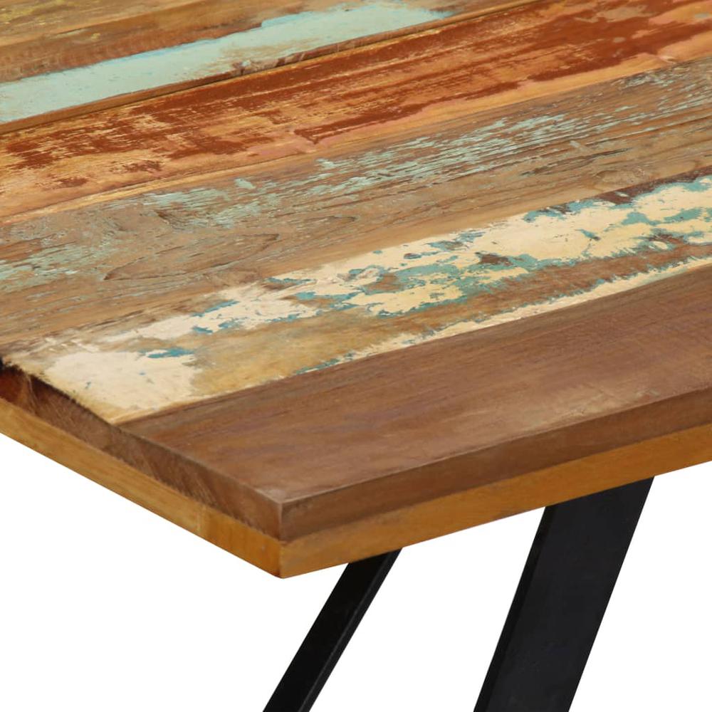 vidaXL Dining Table 55.1x31.4"x29.9" Solid Reclaimed Wood, 247948. Picture 5