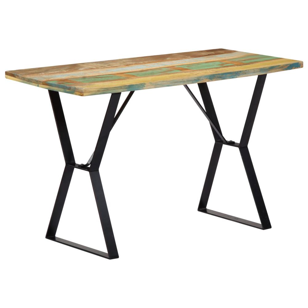 vidaXL Dining Table 47.2"x23.6"x29.9" Solid Reclaimed Wood, 247950. Picture 9