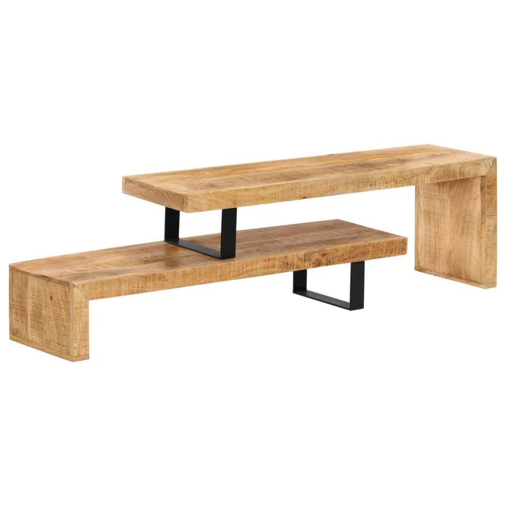vidaXL TV Stand Solid Mango Wood, 247321. Picture 1