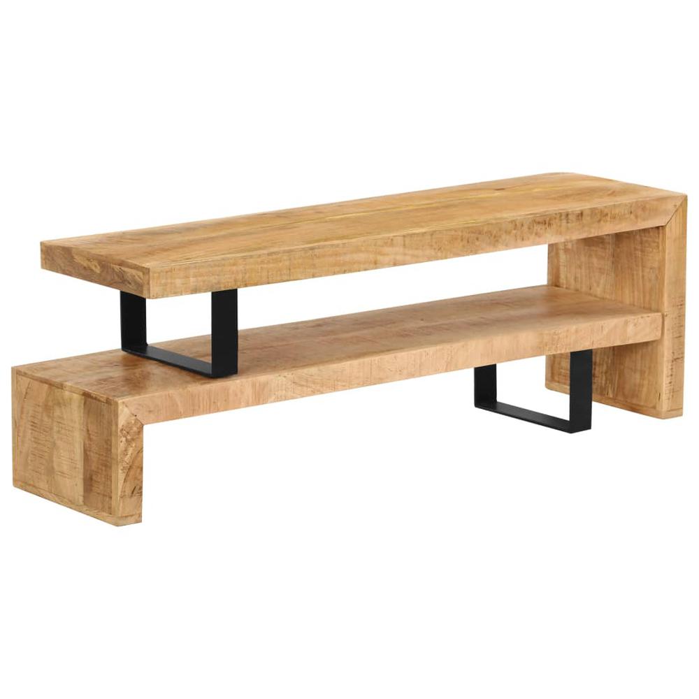 vidaXL TV Stand Solid Mango Wood, 247321. Picture 2