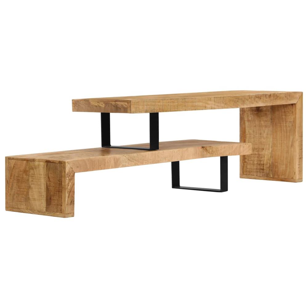 vidaXL TV Stand Solid Mango Wood, 247321. Picture 4
