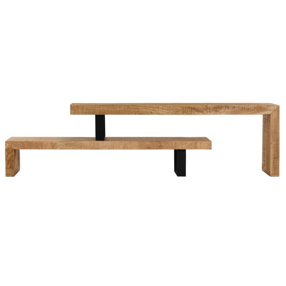 vidaXL TV Stand Solid Mango Wood, 247321. Picture 5