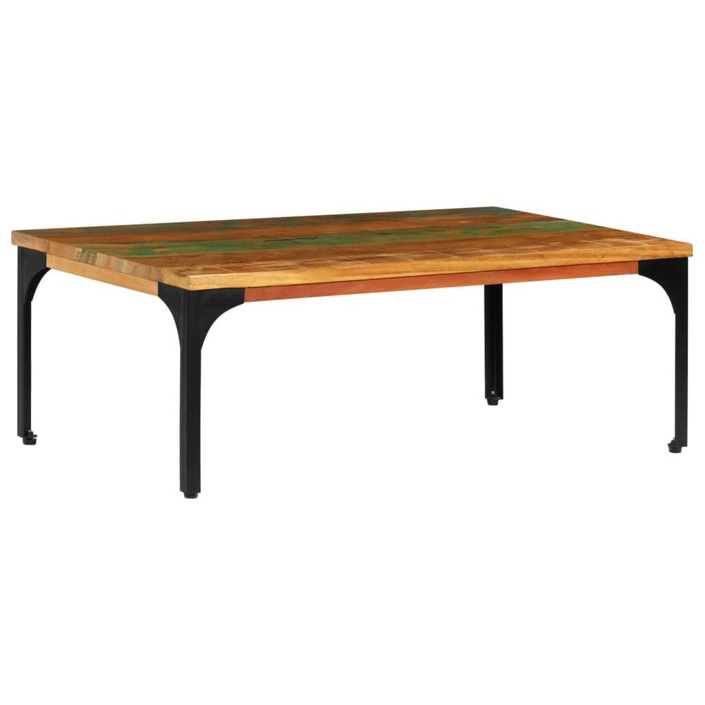 vidaXL Coffee Table 39.4"x23.6"x13.8" Solid Reclaimed Wood, 247322. Picture 2