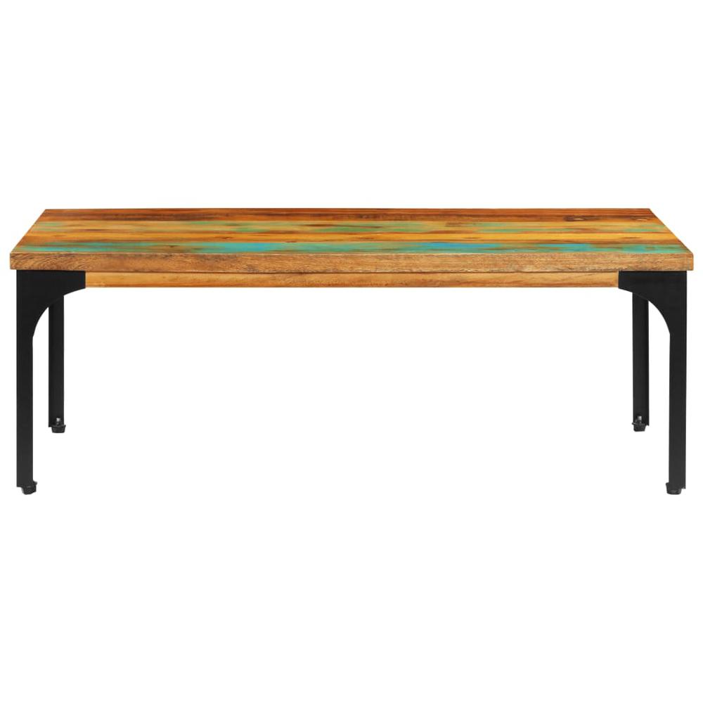 vidaXL Coffee Table 39.4"x23.6"x13.8" Solid Reclaimed Wood, 247322. Picture 3