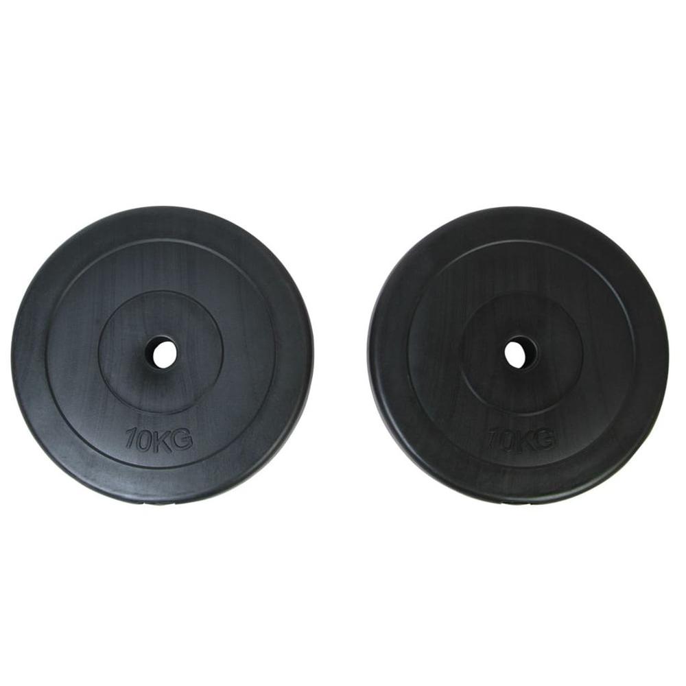 2 x Weight Plates 22 lb, 90269. Picture 1