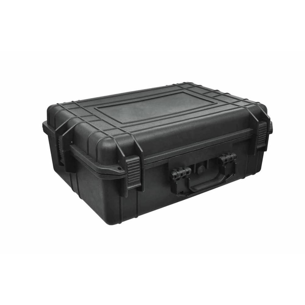 vidaXL Transport Hard-Case Black w/ Foam 9.2 gal capacity, 140173. Picture 2