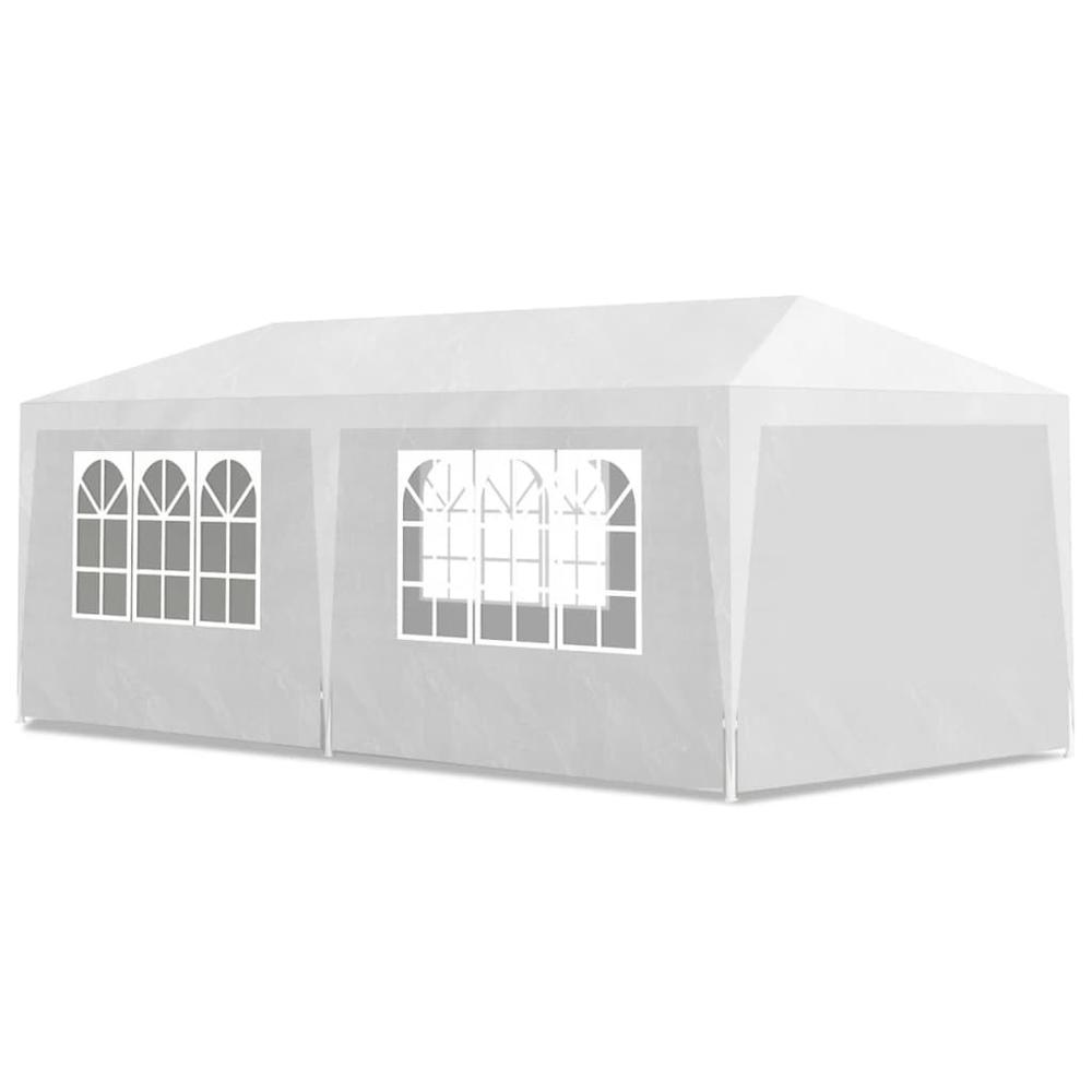 vidaXL Party Tent 10'x20' White, 90336. Picture 2