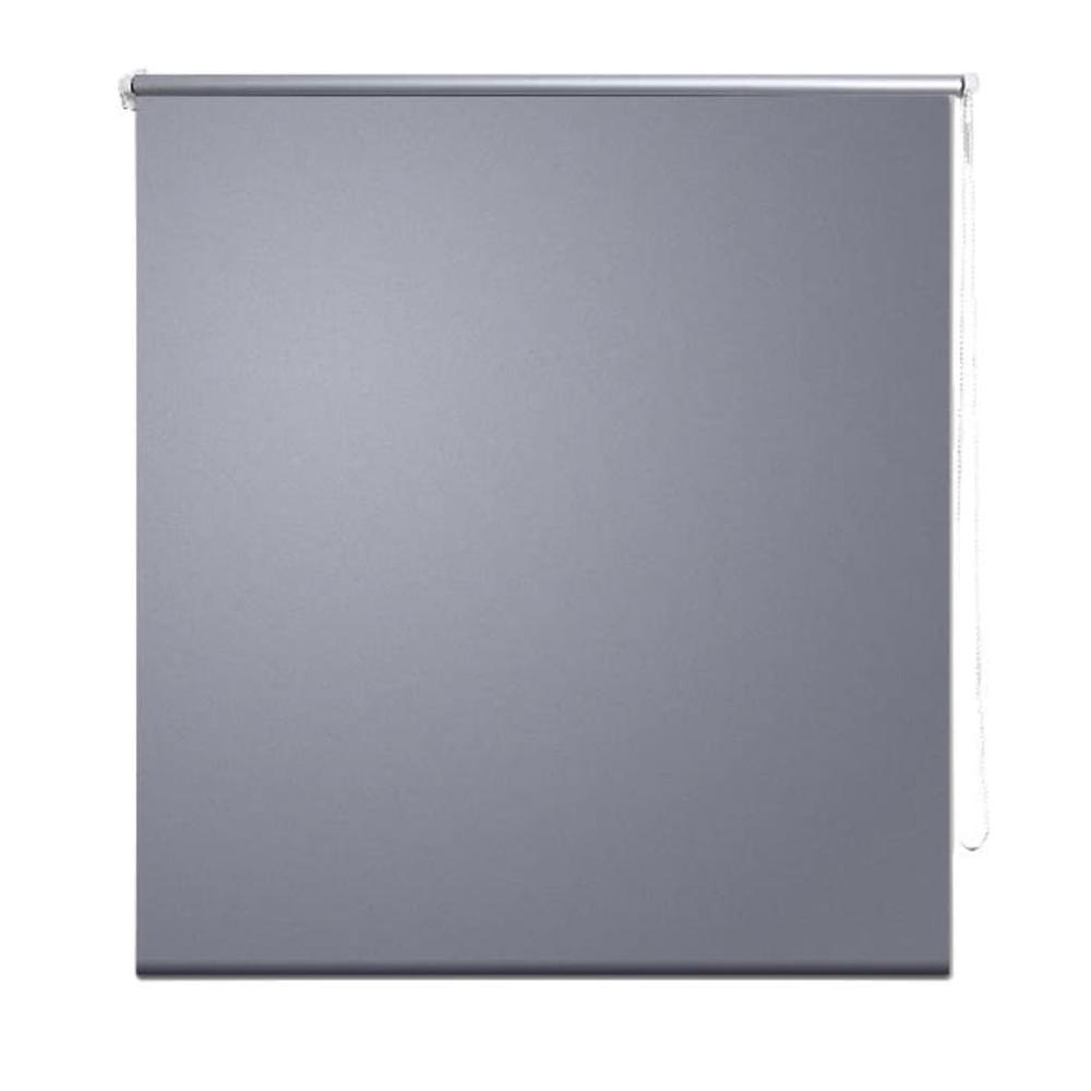 Roller blind Blackout 39.4"x68.9" Gray. Picture 1