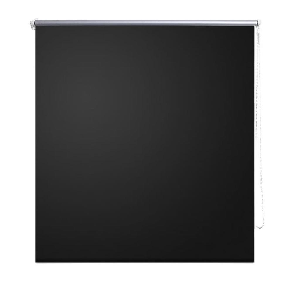 Roller blind Blackout 39.4"x68.9" Black. Picture 1