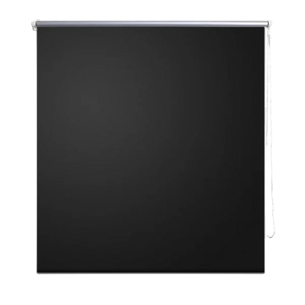 Roller blind Blackout 39.4"x90.6" Black. Picture 1