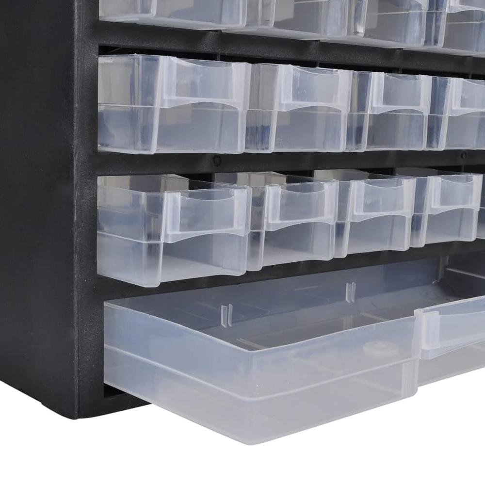 vidaXL 41-Drawer Plastic Storage Cabinet Tool Box, 140305. Picture 2