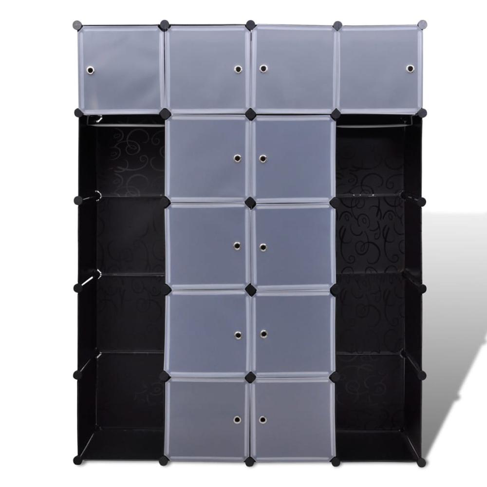 Modular Cabinet with 14 Compartments 14.6"x57.5"x71", 240499. Picture 3