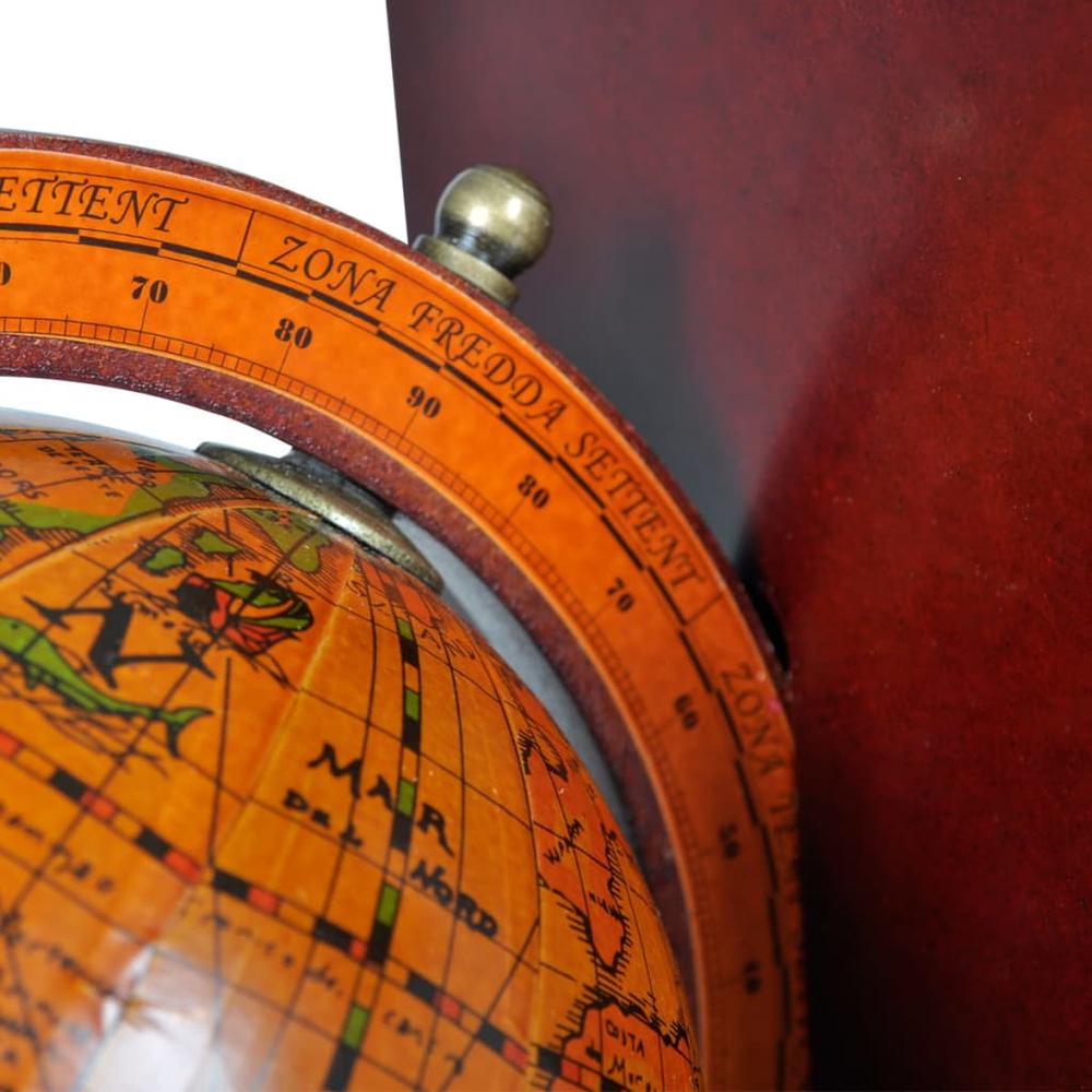Bookstand World Map Globe Bookend Classic A Pair, 240729. Picture 5