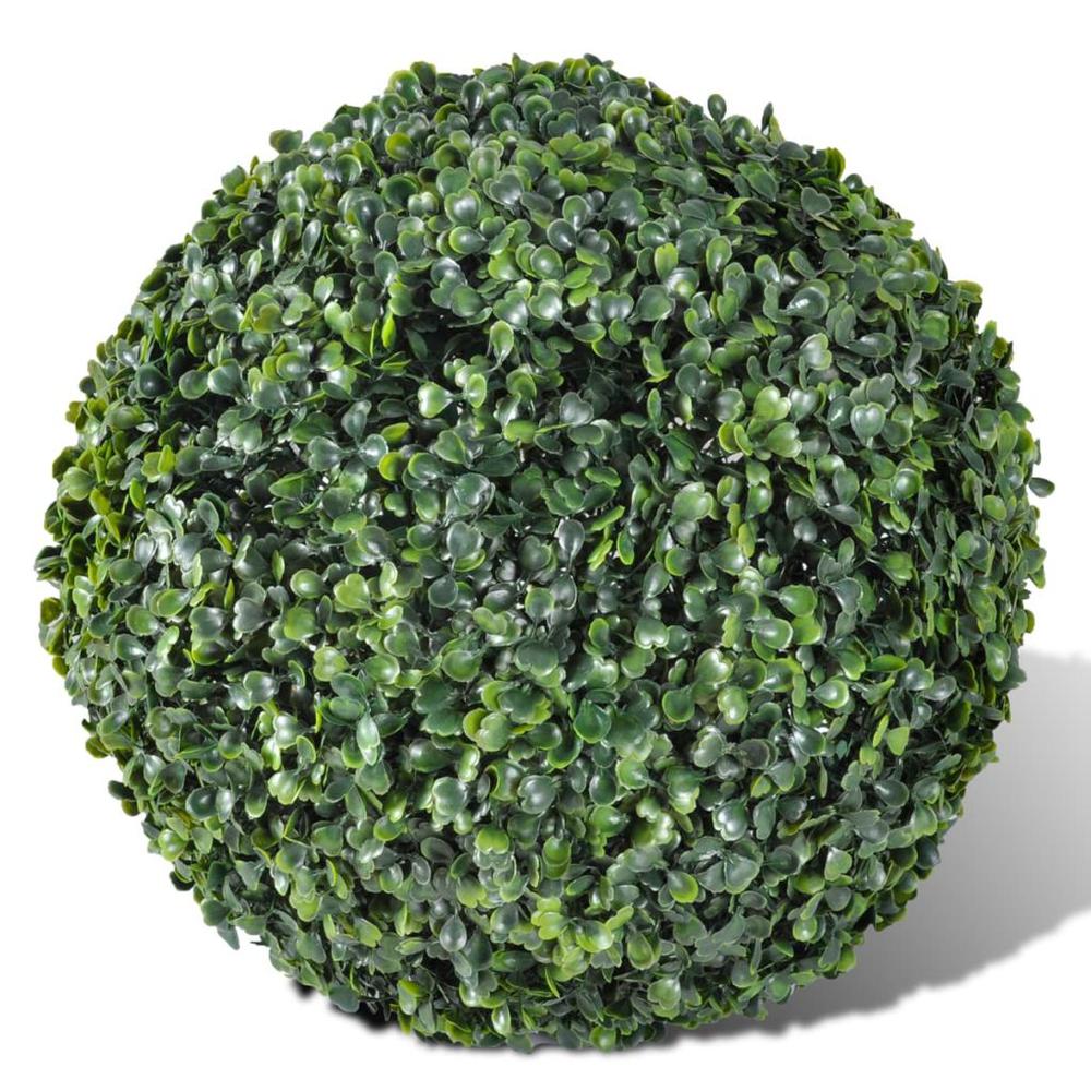 Boxwood Ball Artificial Leaf Topiary Ball 10.6" 2 pcs, 40871. Picture 2