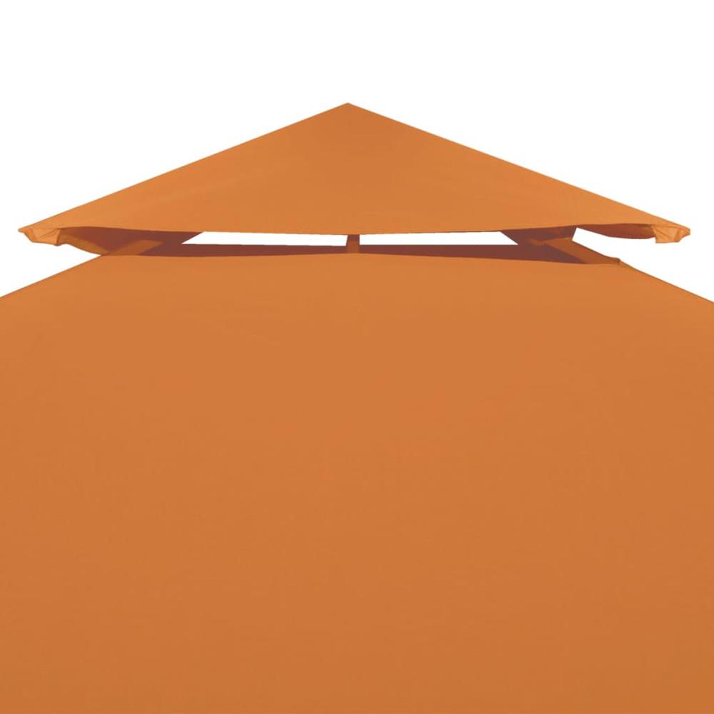 vidaXL Gazebo Cover Canopy Replacement 9.14 oz/ydÂ² Terracotta 10'x13', 40883. Picture 5