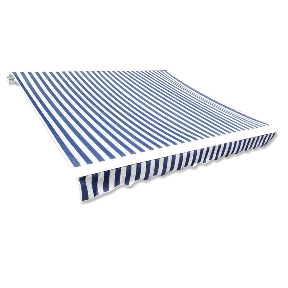 Awning Top Canvas Blue & White 9' 10"x8' 2" (Frame Not Included), 141010. The main picture.