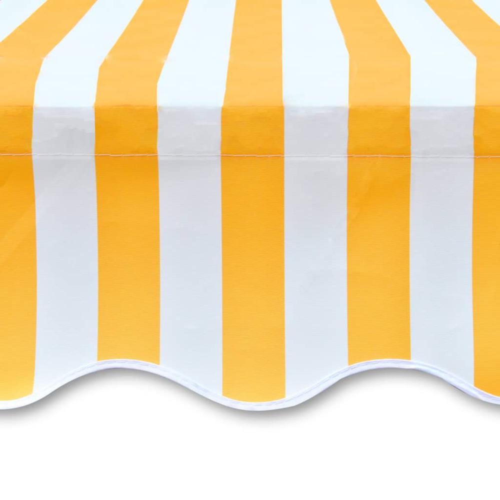 Awning Top Canvas Sunflower Yellow & White 9' 10"x8' 2" (Frame Not Included), 141016. Picture 4